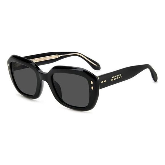New ISABEL MARANT Lily Black Square IM 0108/G/S 807IR Sunglasses Women - Picture 1 of 5